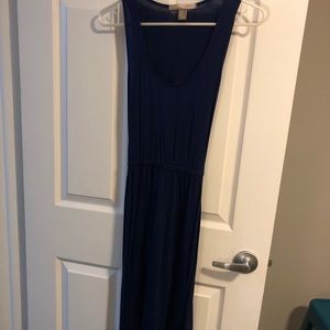Blue maxi dress